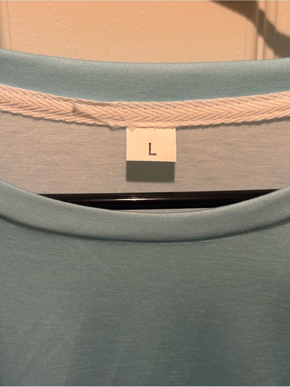 Light Blue Women Crew Neck Shirt - Brand Not Specified - Picture 2 of 4